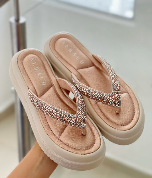 SANDALIA BRILLOS🧡