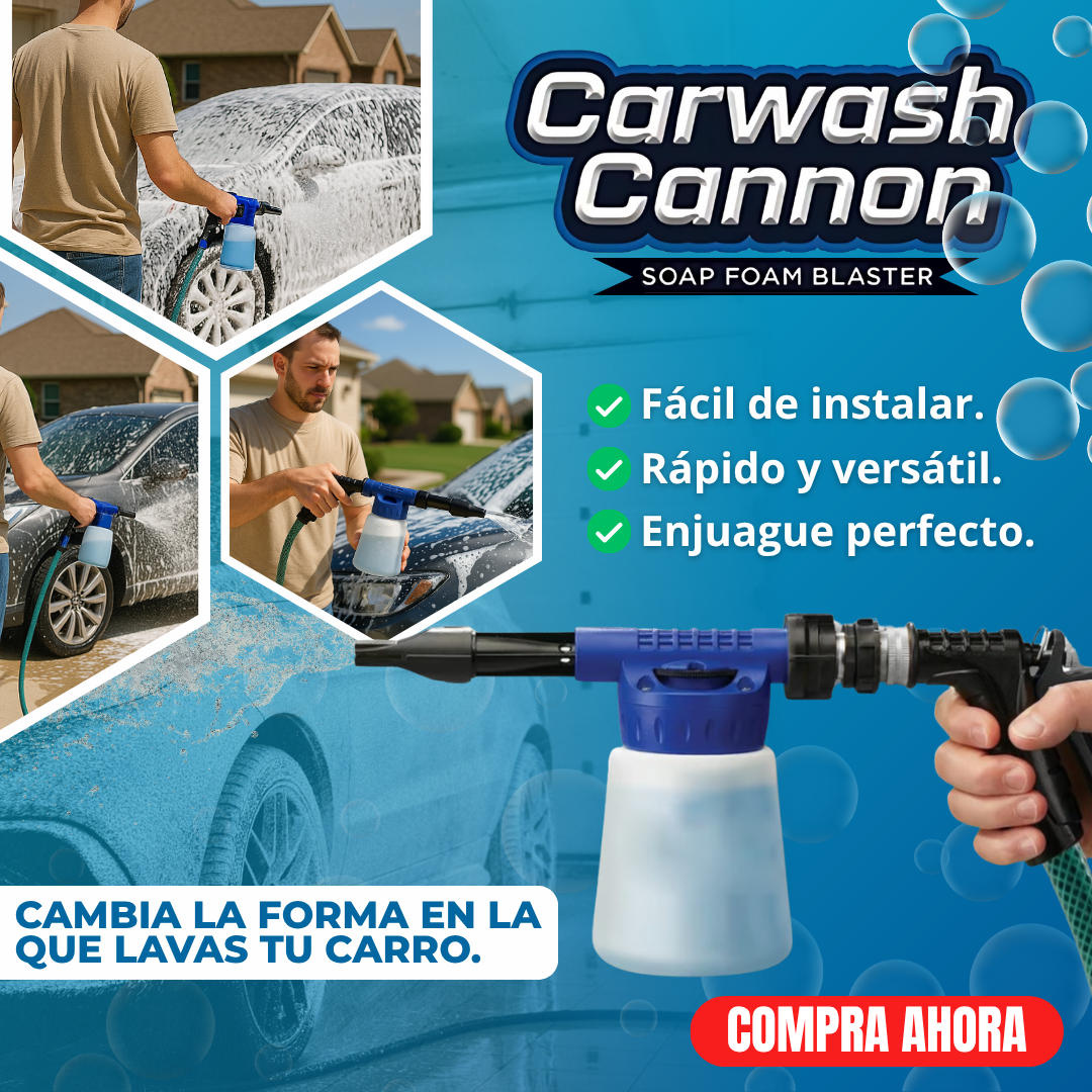 Pistola de jabón – Lavar tu auto nunca fue tan fácil y práctico
