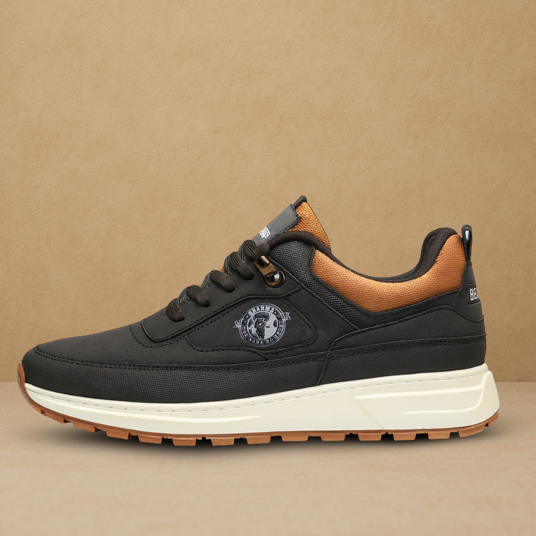 Zapatillas Clásicas Bajas para Hombre Cubierta Sintética Transpirable y Parte Superior de Tela, Suela de PVC Acolchada,