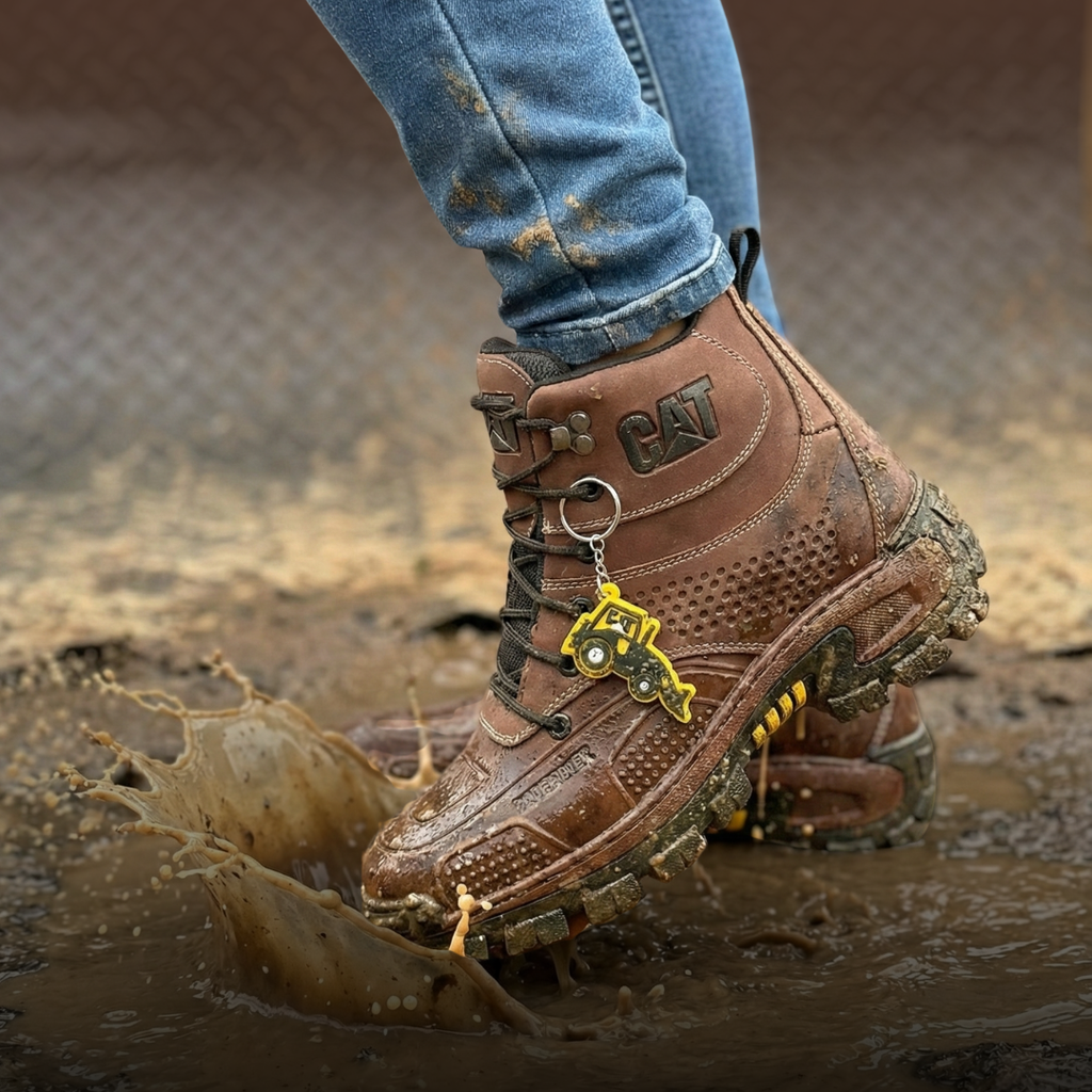 Botas de seguridad de 100% cuero para trabajo