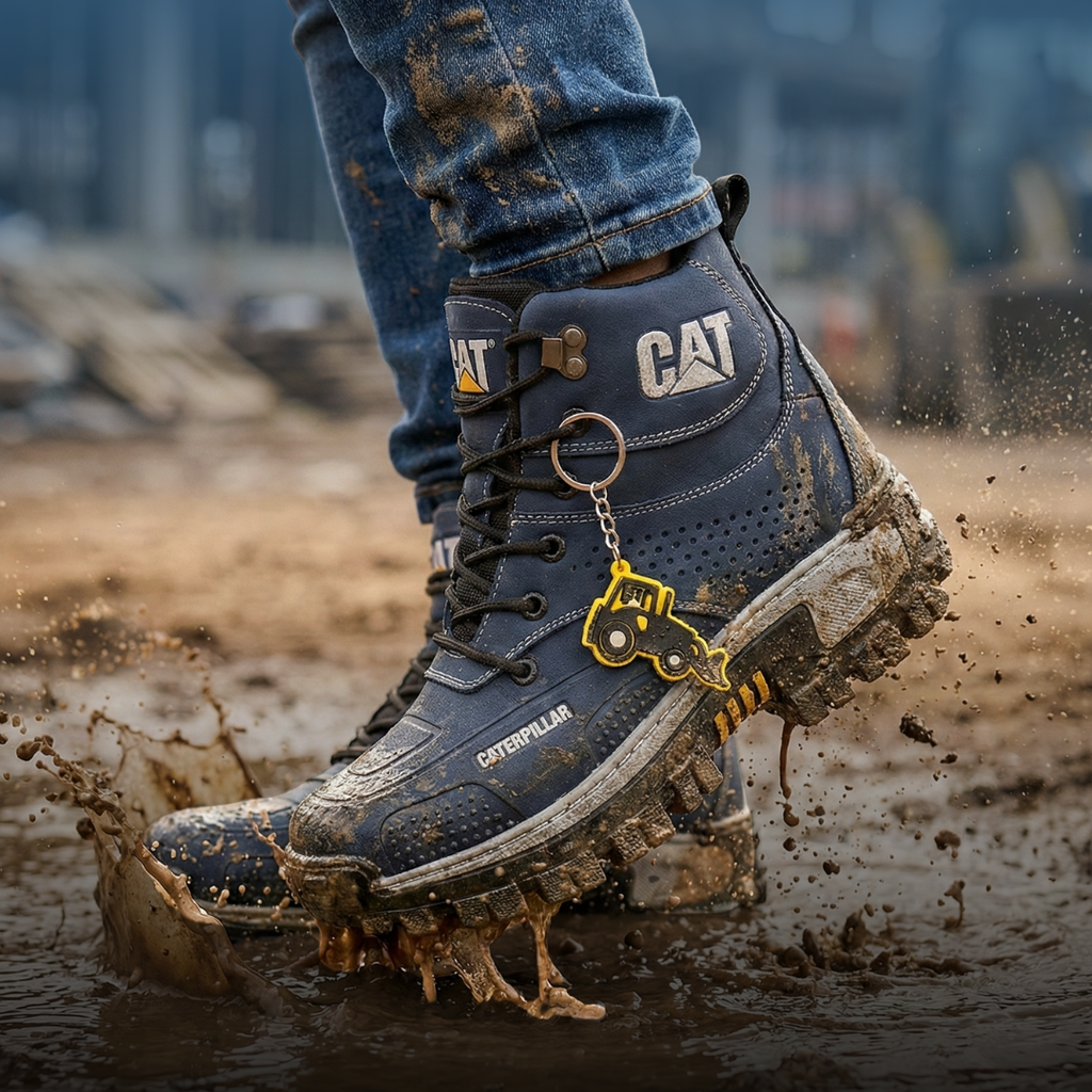 Botas de seguridad de 100% cuero para trabajo