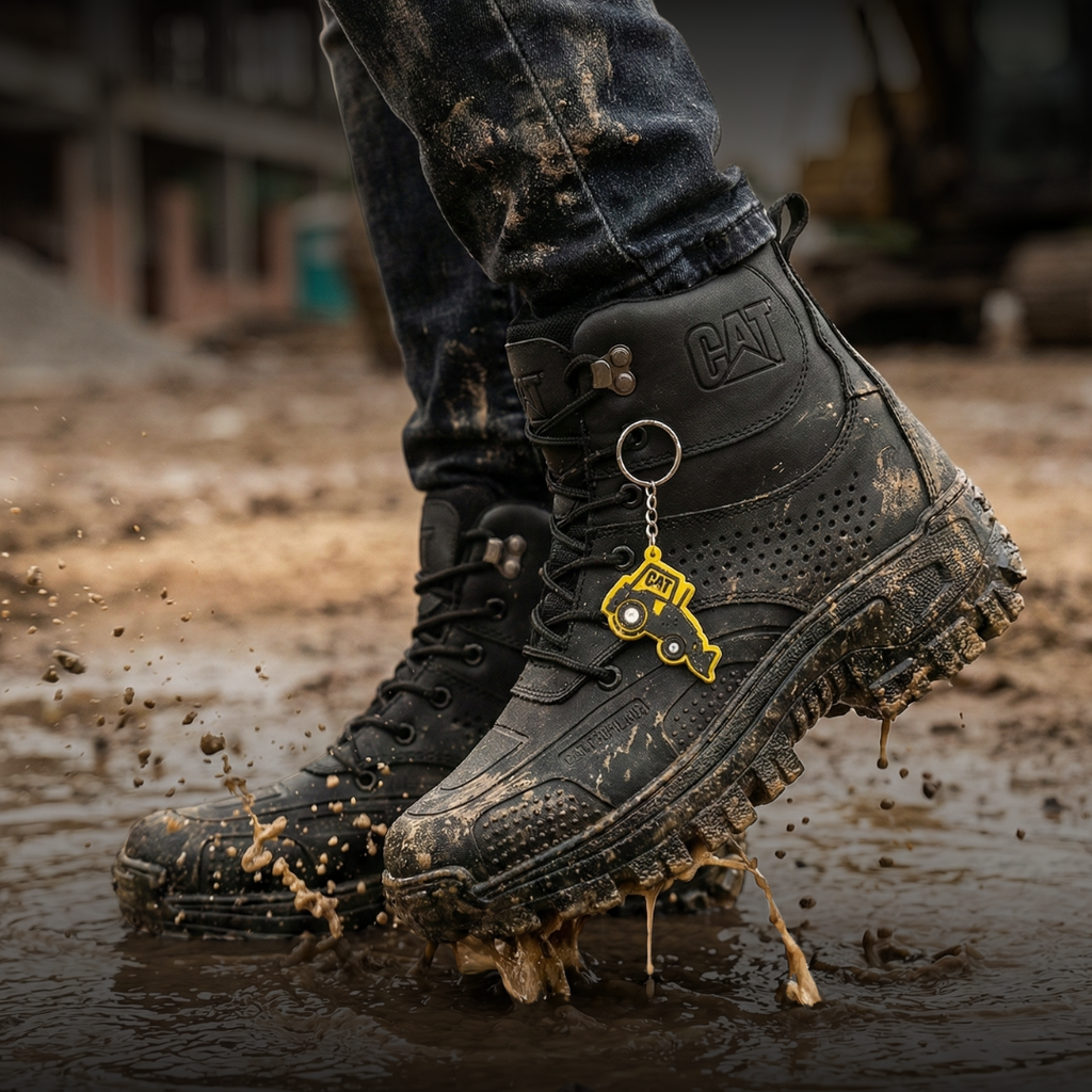 Botas de seguridad de 100% cuero para trabajo