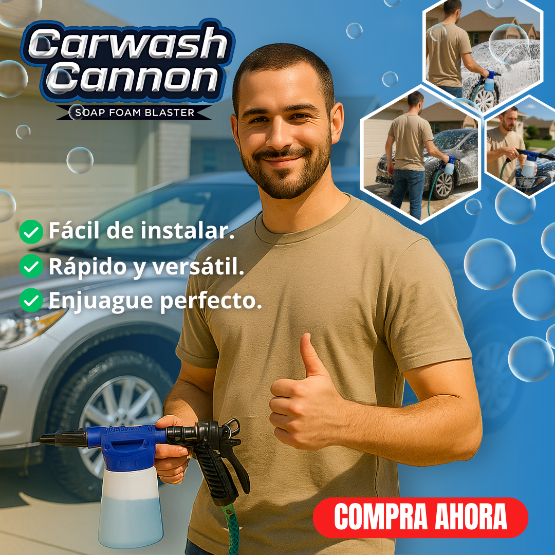Pistola de jabón – Lavar tu auto nunca fue tan fácil y práctico