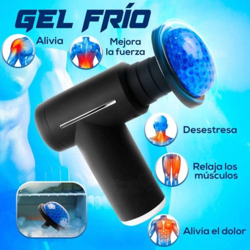 Pistola de Masaje Muscular con Gel Frío y Calor - Recuperación Total