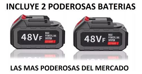 Mini Motosierra Inalámbrica 48V Dotvix | 2 Baterías + Maletín + Cargador + Accesorios