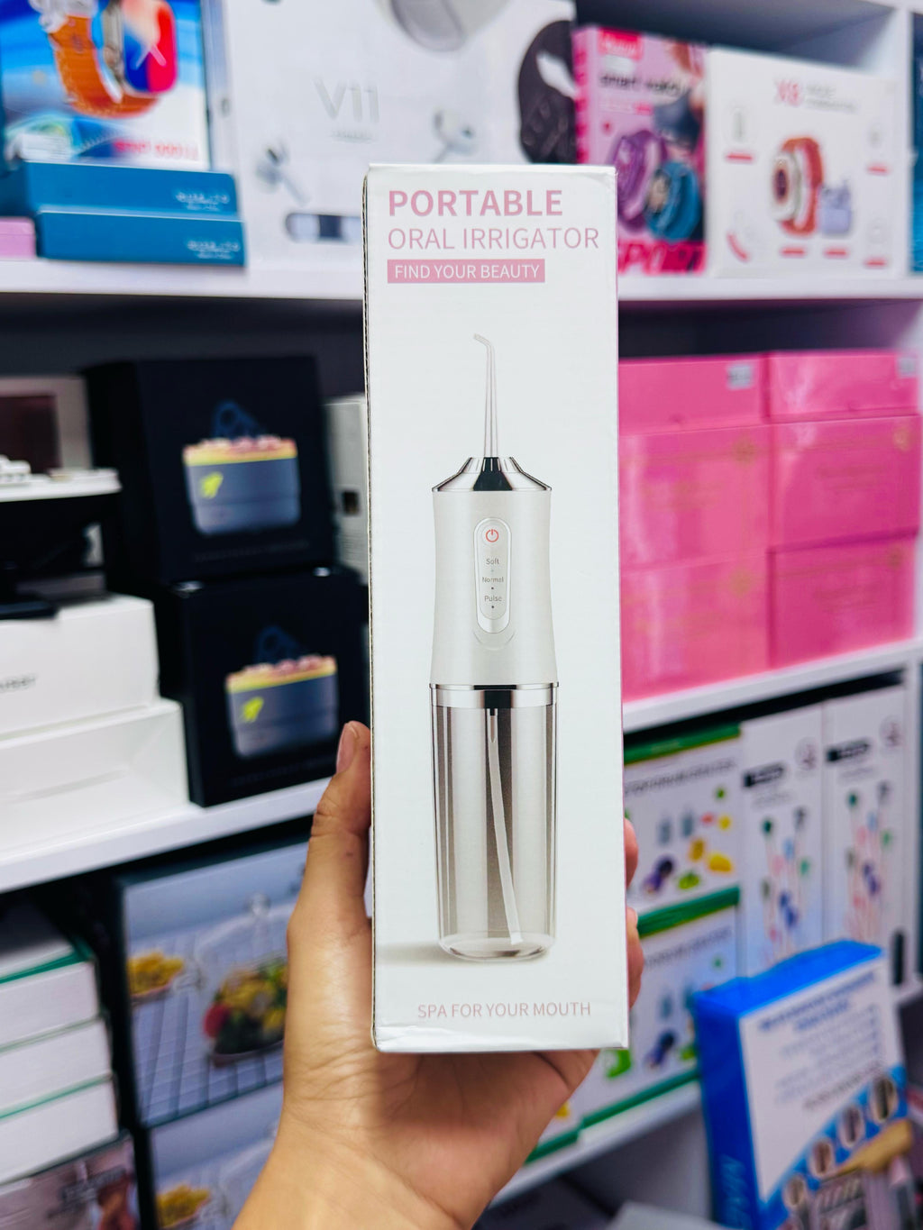 Irrigador Bucal Portátil - Limpieza Profunda y Salud Bucal en Cualquier Lugar