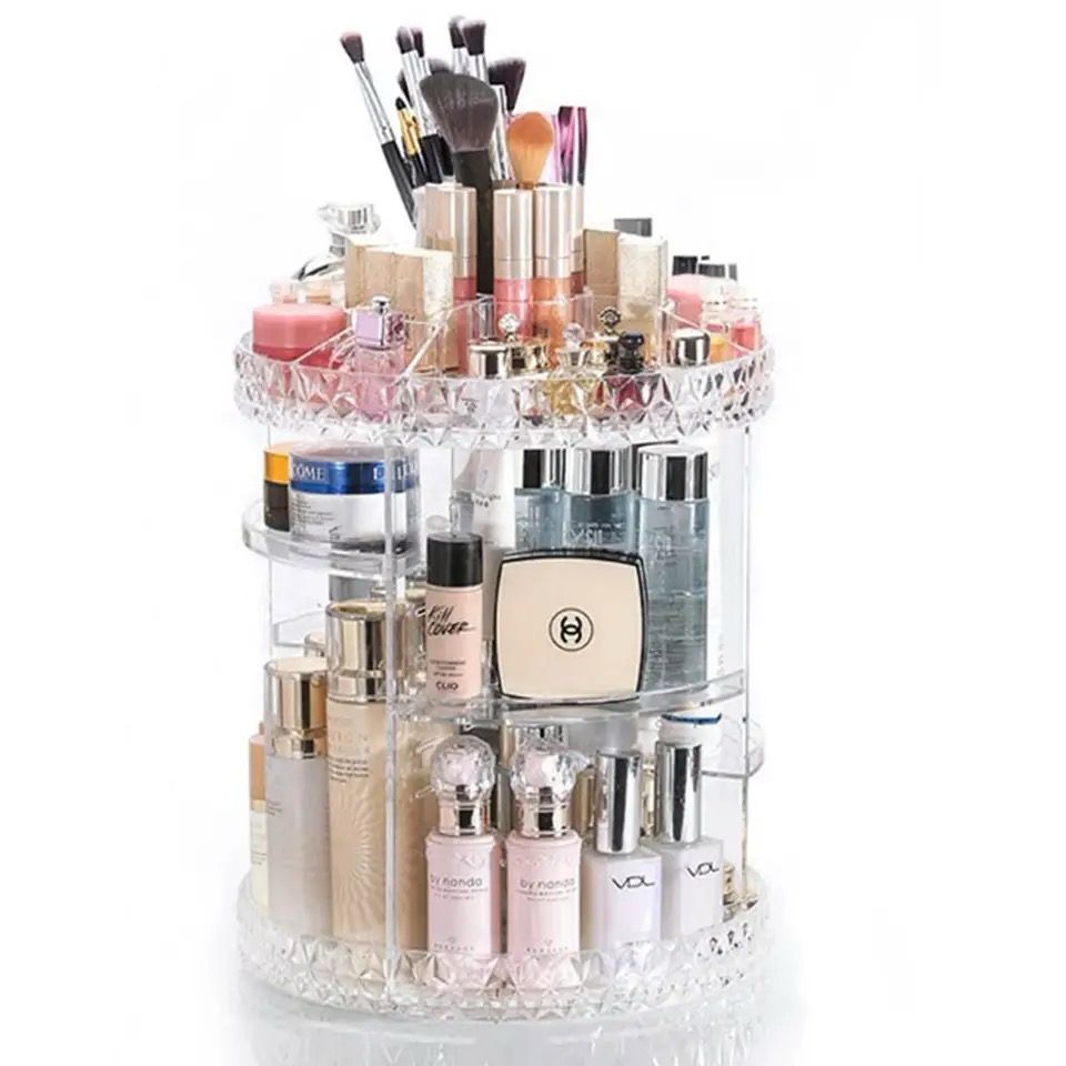 organizador de cosméticos y maquillaje Giratorio 360