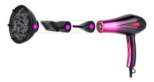 Secadora de Cabello Profesional Bopai con 4 Accesorios – Potente, Estiliza y Protege