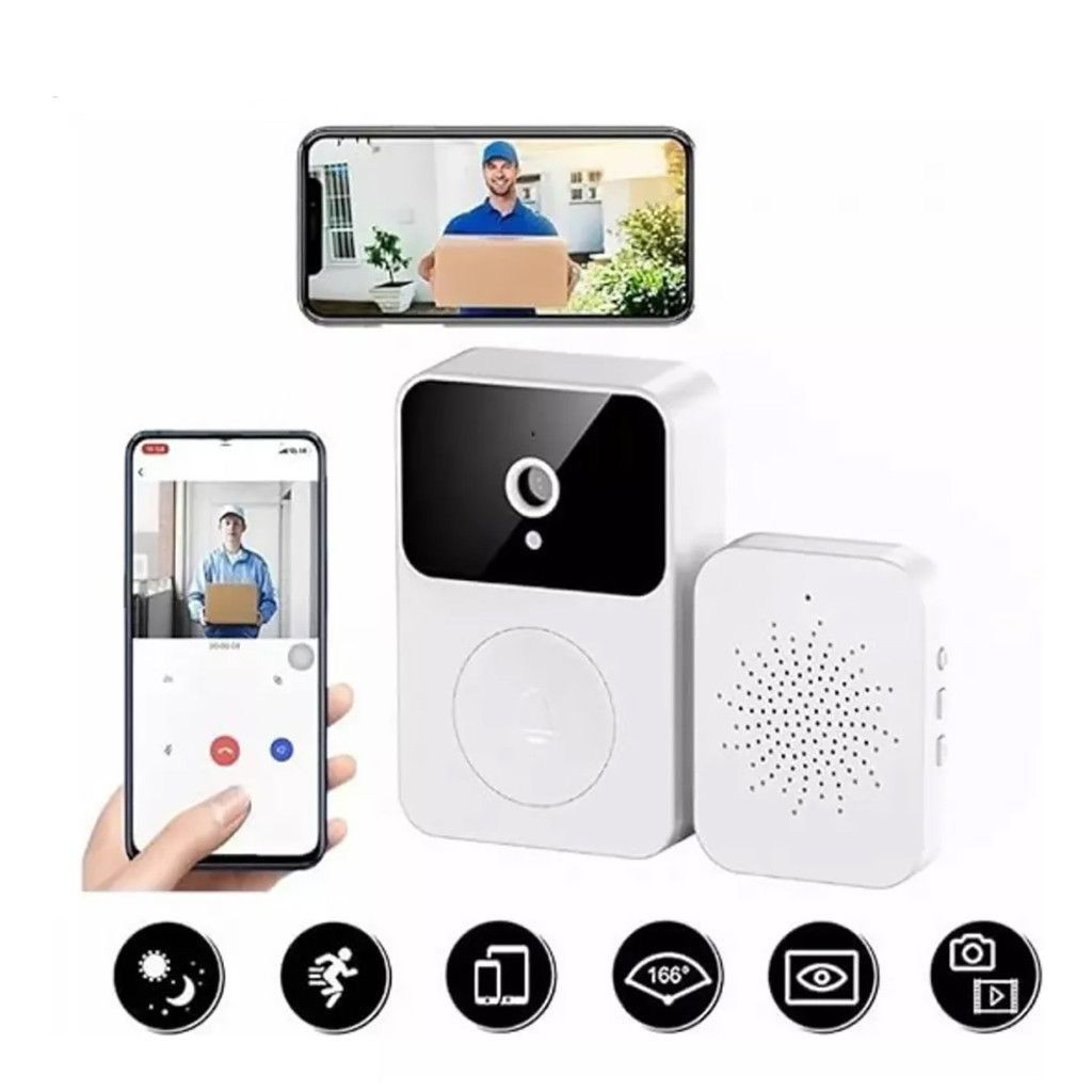 Timbre Inteligente con Cámara WiFi – Seguridad y Comodidad en tu Hogar