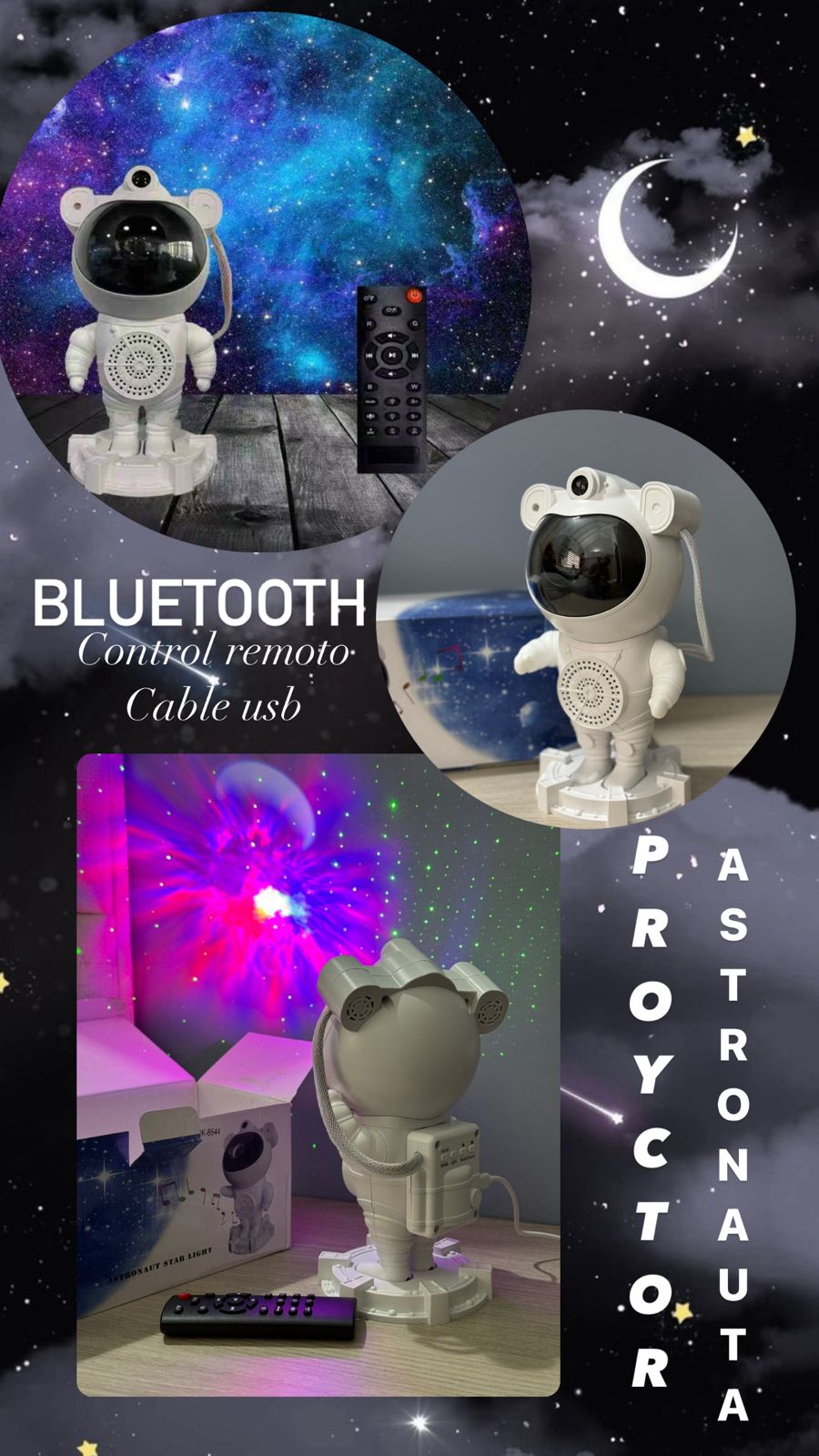 Proyector de Astronauta