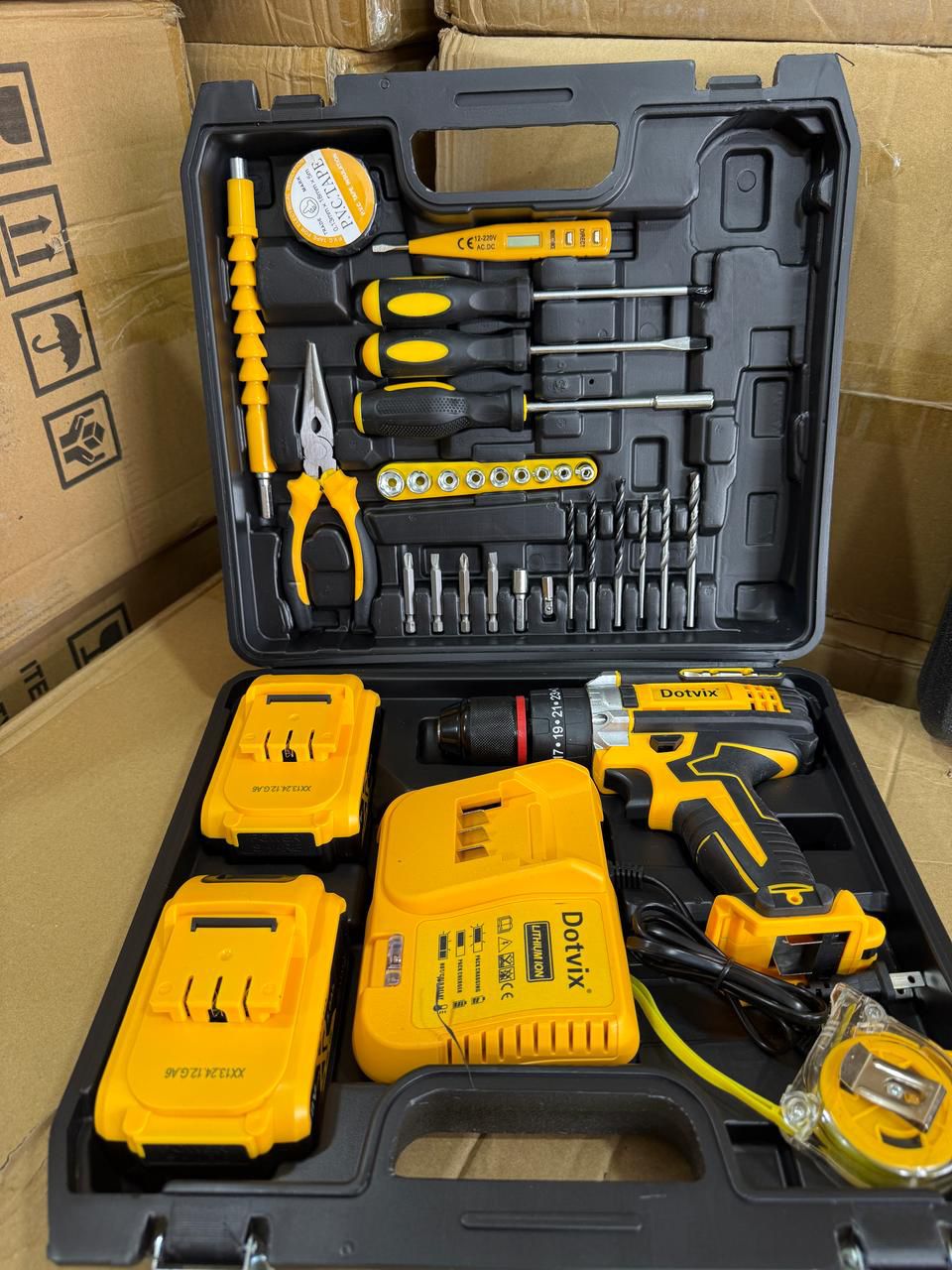 Kit de Herramientas Eléctricas Recargables Dotvix – 88 Piezas Profesionales