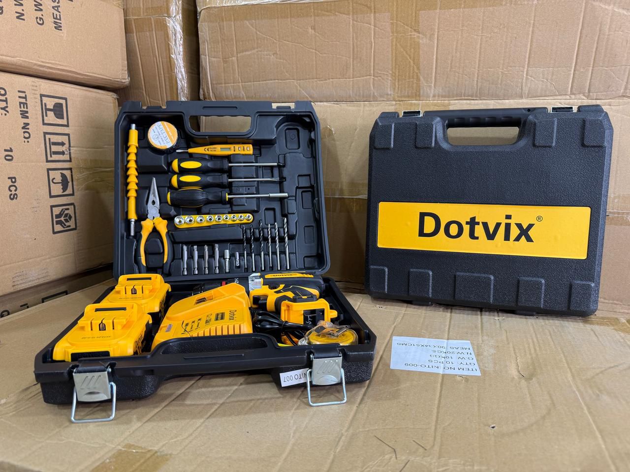 Kit de Herramientas Eléctricas Recargables Dotvix – 88 Piezas Profesionales