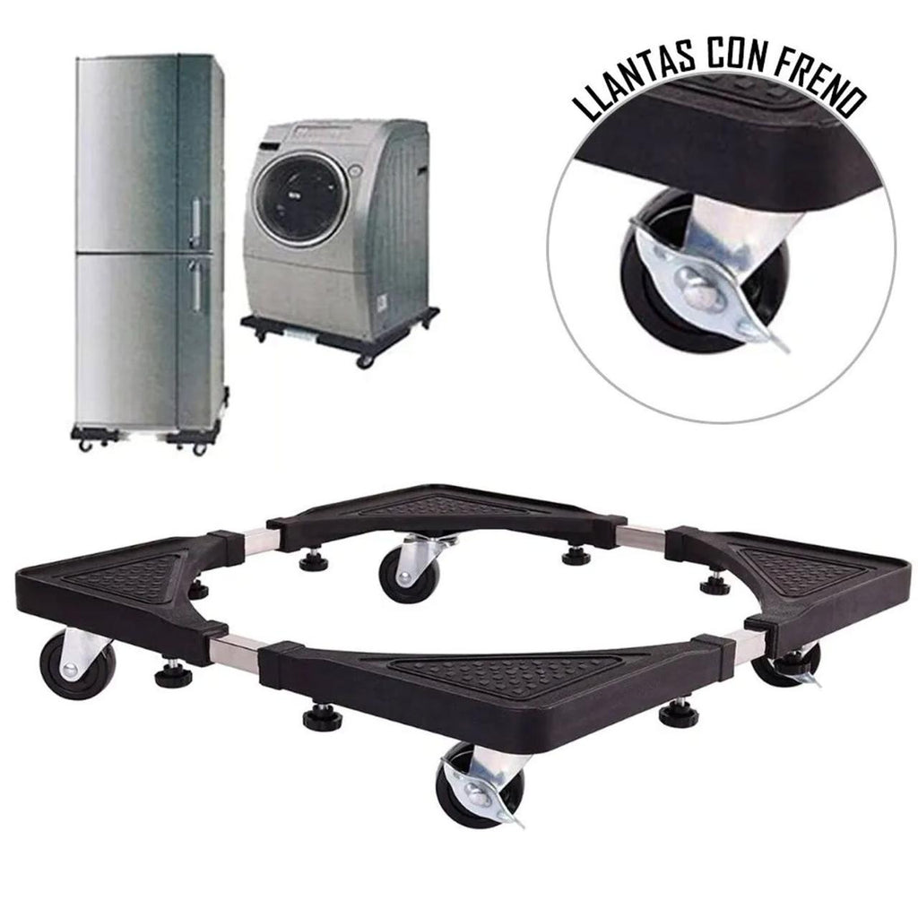 Base multifuncional móvil con ruedas