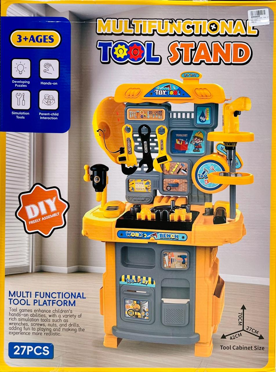 Juego de Cocina + Banco de Herramientas Infantil