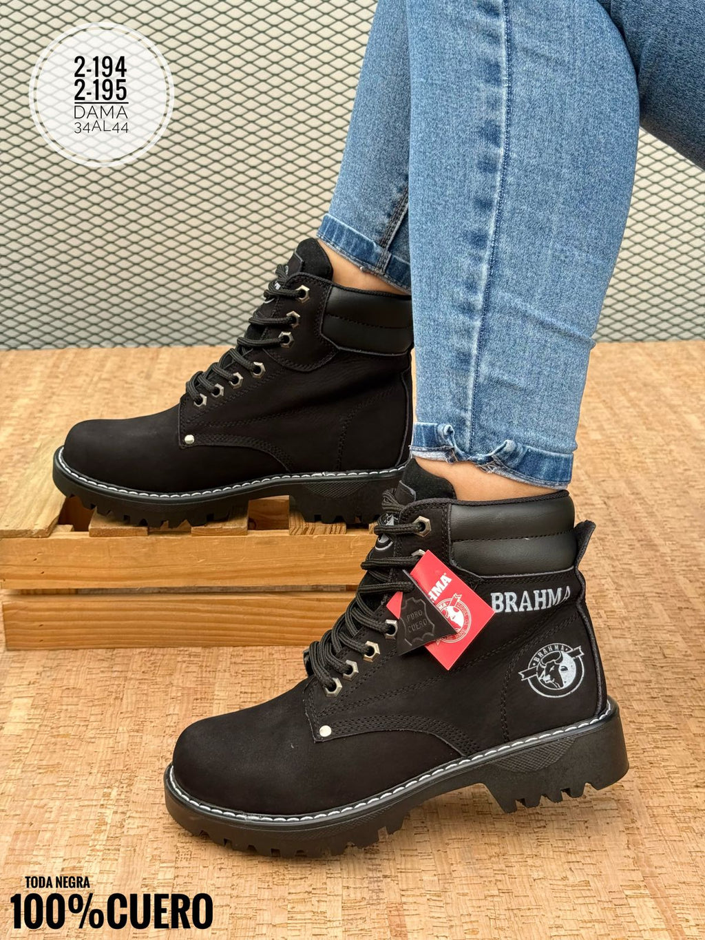 Botas de trabajo clásicas de caña alta con puntera de metal, diseñadas tanto para hombres como para mujeres,