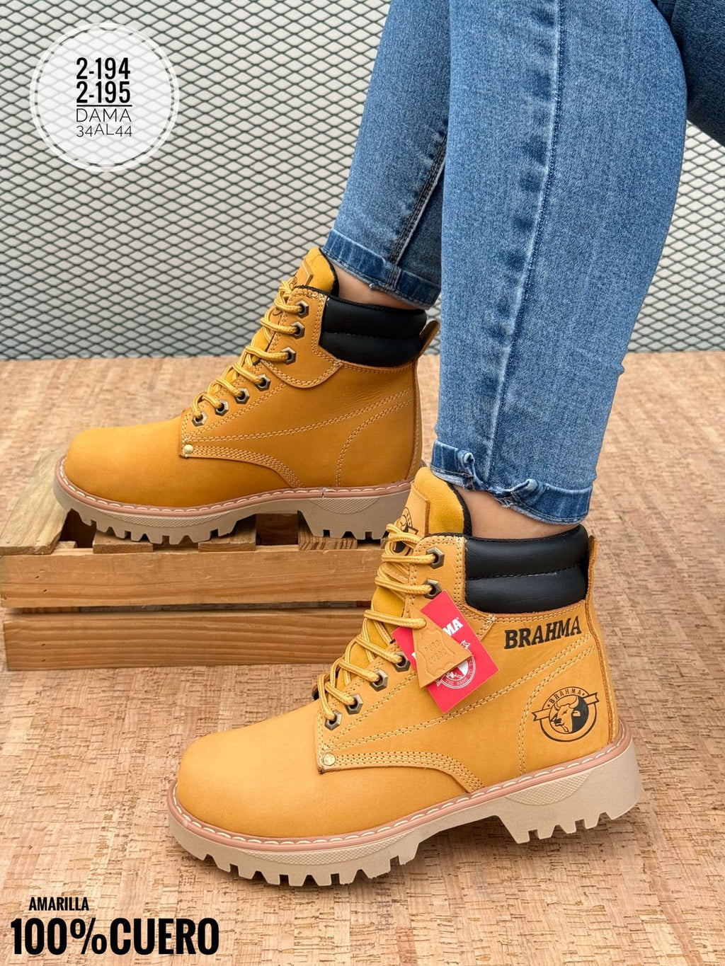 Botas de trabajo clásicas de caña alta con puntera de metal, diseñadas tanto para hombres como para mujeres,