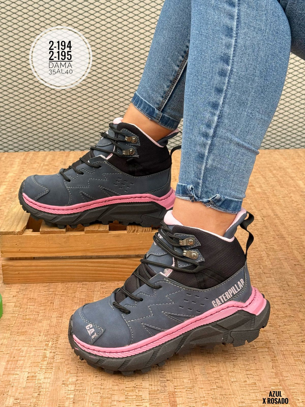 Botas de seguridad con cordones para mujeres ,botas de trabajo todo clima antideslizantes y anti-punzonadas, calzado laboral industrial y de construccion