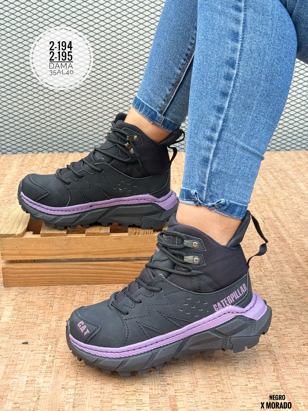 Botas de seguridad con cordones para mujeres ,botas de trabajo todo clima antideslizantes y anti-punzonadas, calzado laboral industrial y de construccion