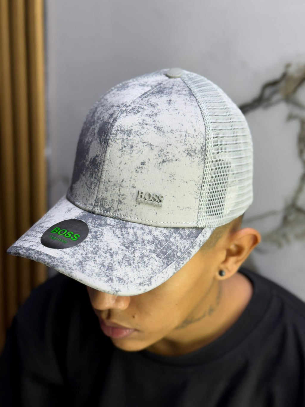 Gorra de malla accesorio de moda estilo rústico para deportes al aire libre