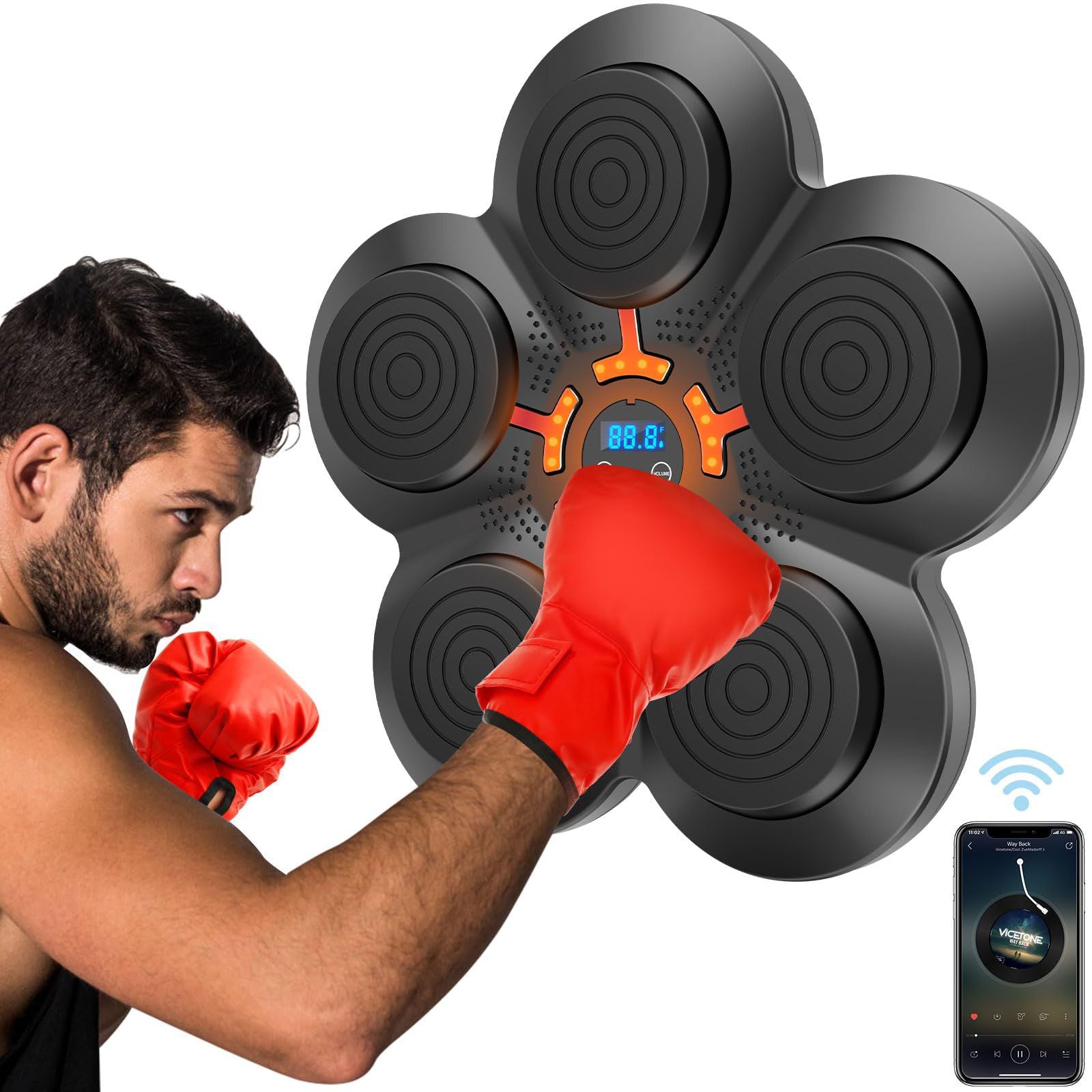 Máquina de Boxeo Inteligente con Guantes