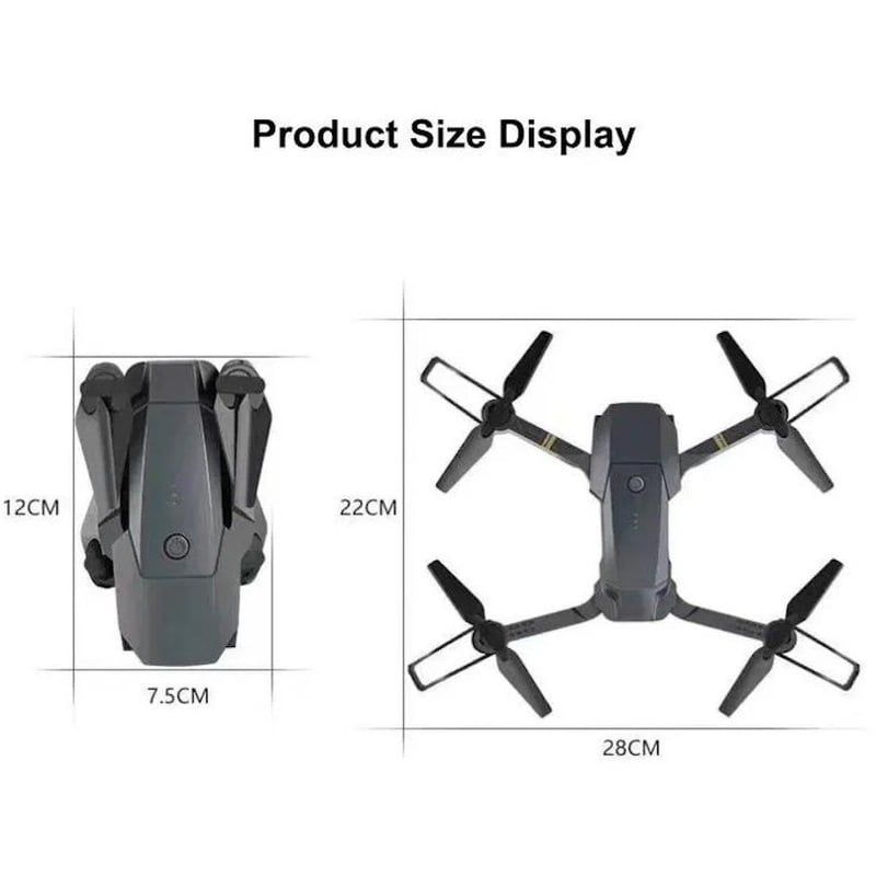 Drone Plegable con Cámara HD 1080p