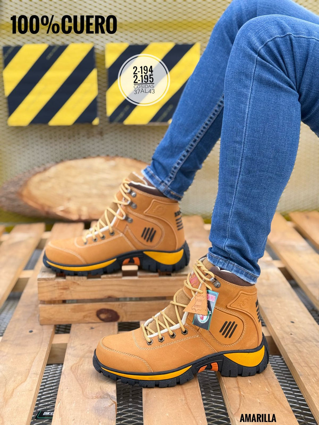 Bota unisex ideal para sendero y caminatas al aire libre con apliques en Caucho, Suela en Caucho confort,ojales en acero inoxidable una bota garantizada para todo terreno, Altura de la Caña 12cm