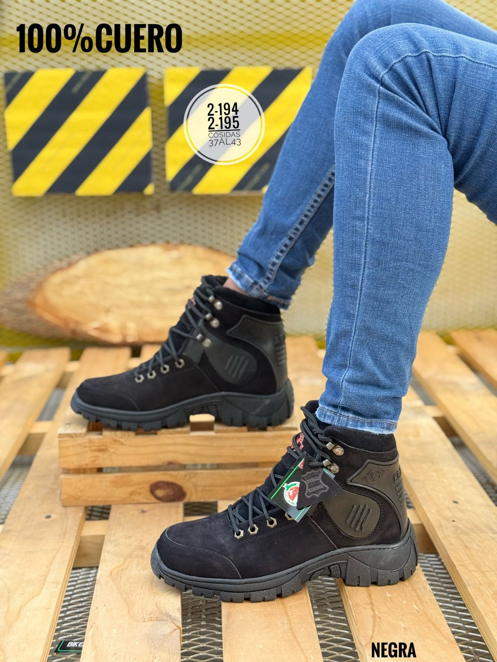 Bota unisex ideal para sendero y caminatas al aire libre con apliques en Caucho, Suela en Caucho confort,ojales en acero inoxidable una bota garantizada para todo terreno, Altura de la Caña 12cm