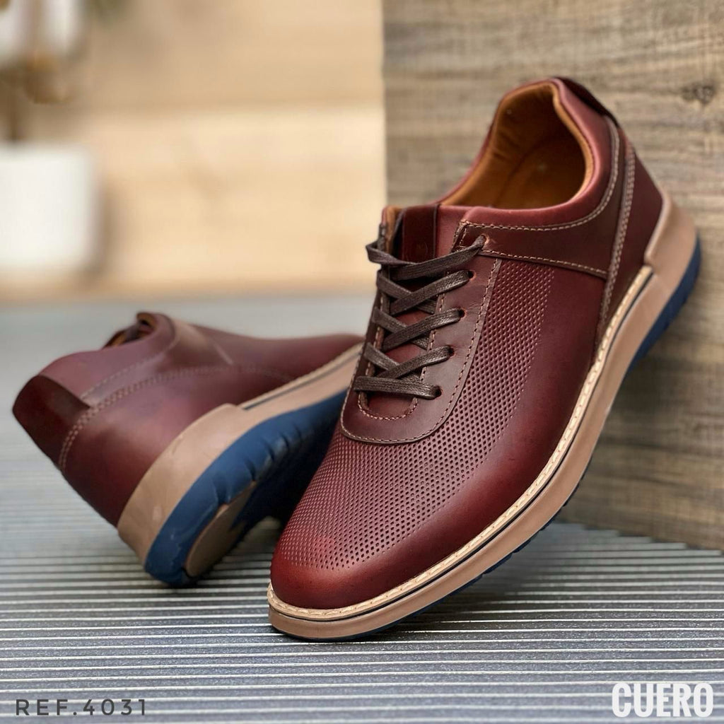 Zapato de cuero formales para hombre, punta fina de agujetas, diseño bajo para negocios casual y uso exterior suela duradera de EVA muestra elegancia y confort al caminar