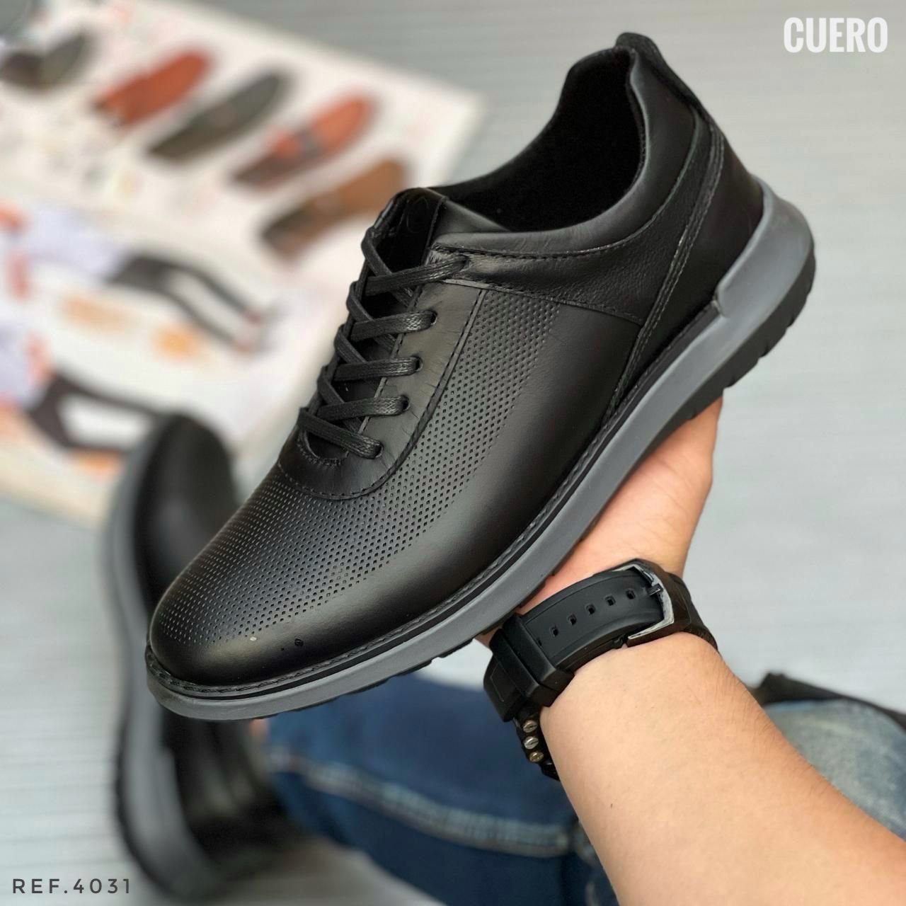 Zapato de cuero formales para hombre, punta fina de agujetas, diseño bajo para negocios casual y uso exterior suela duradera de EVA muestra elegancia y confort al caminar