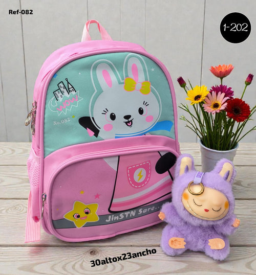 Morral para niña ideal para el jardin y guarderia con diseños delicados justo para la princesa de la casa